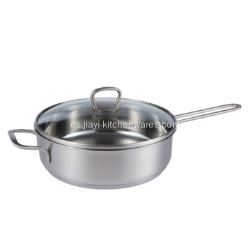 Sartén antiadherente de acero inoxidable Wok